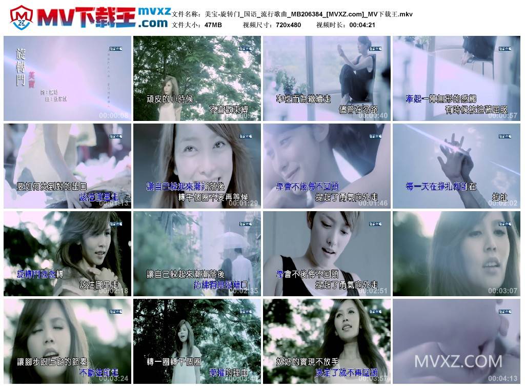 美宝-旋转门_国语_流行歌曲_MB206384